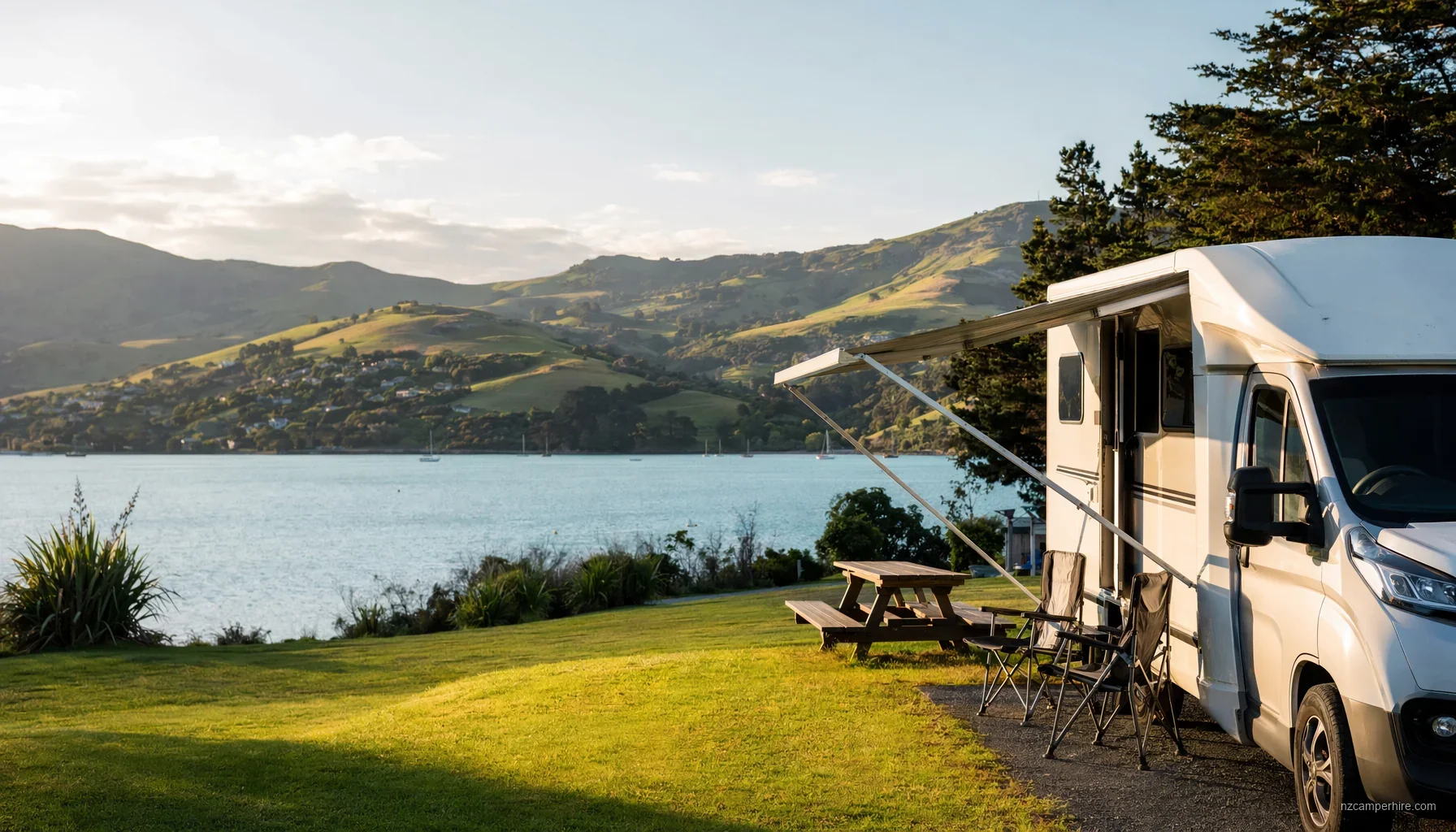 Akaroa Top10 Holiday Park — motorhome stay guide — NZ holiday park