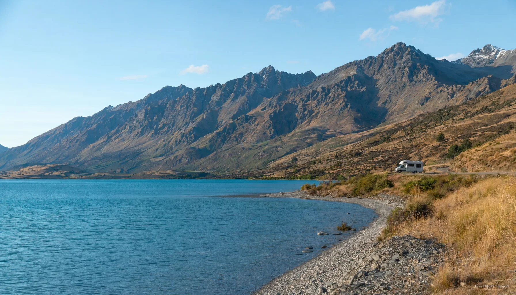 NZ motorhome travel in Queenstown during December