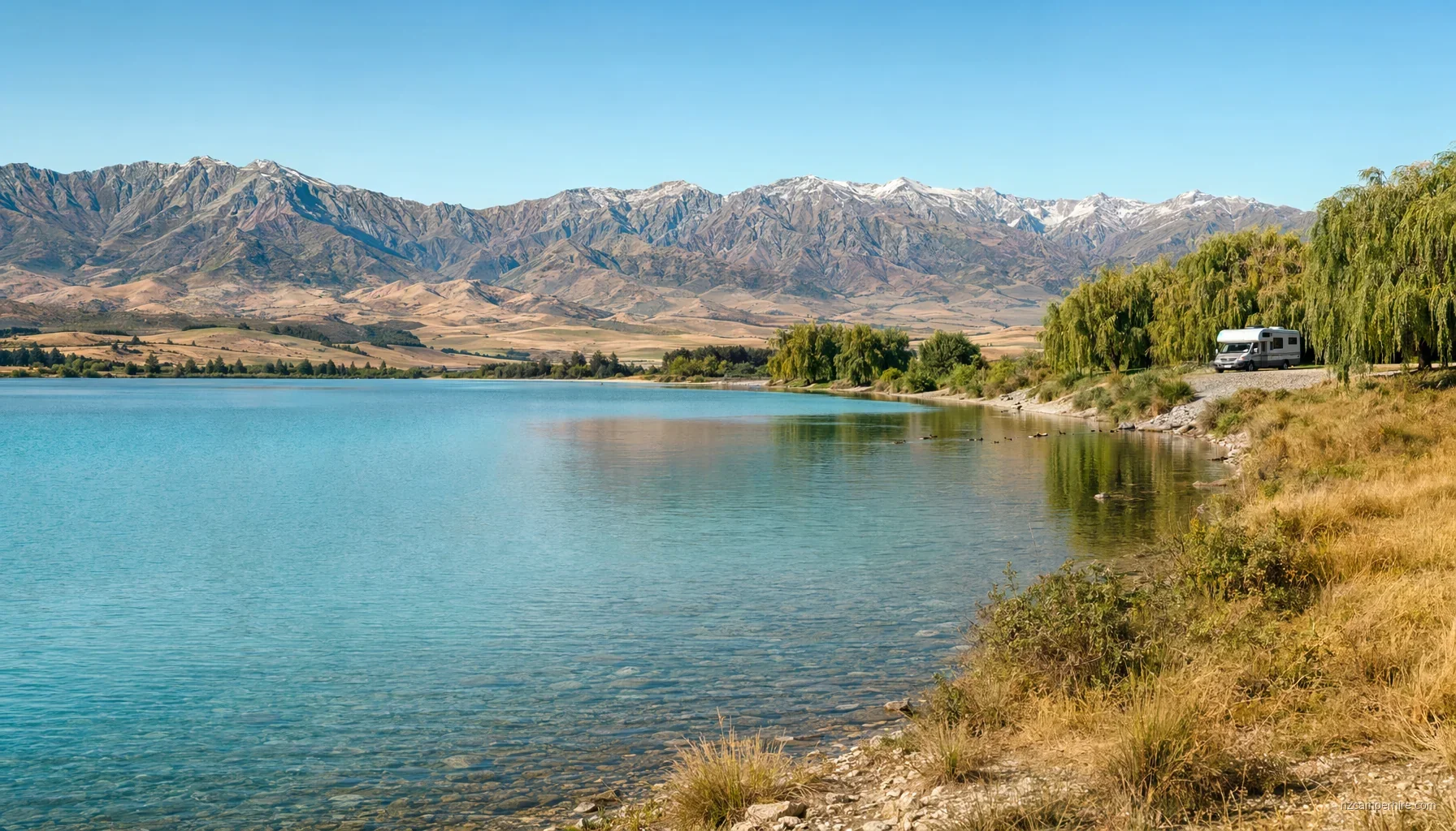 NZ motorhome travel in Wanaka during December