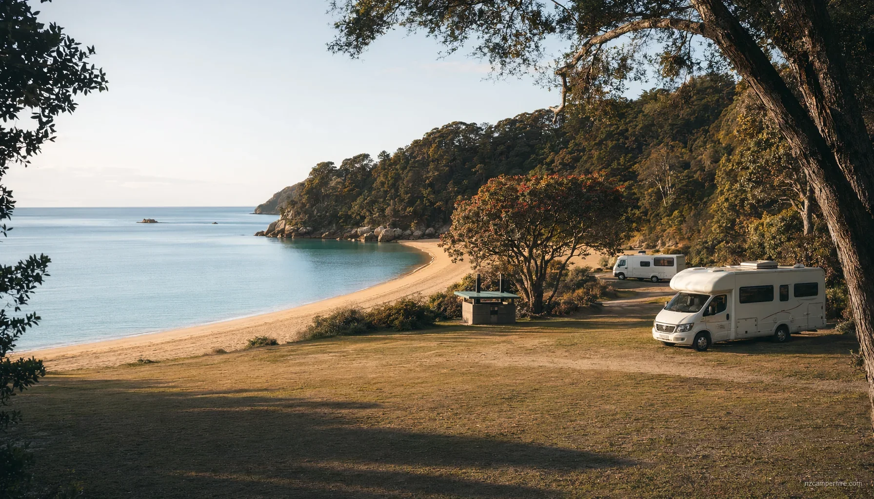 Anchorage Bay (Abel Tasman) DOC campsite — motorhome guide — DOC campsite