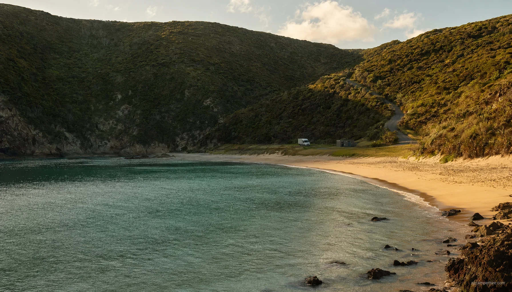 Cape Reinga / Tapotupotu DOC campsite — motorhome guide — DOC campsite
