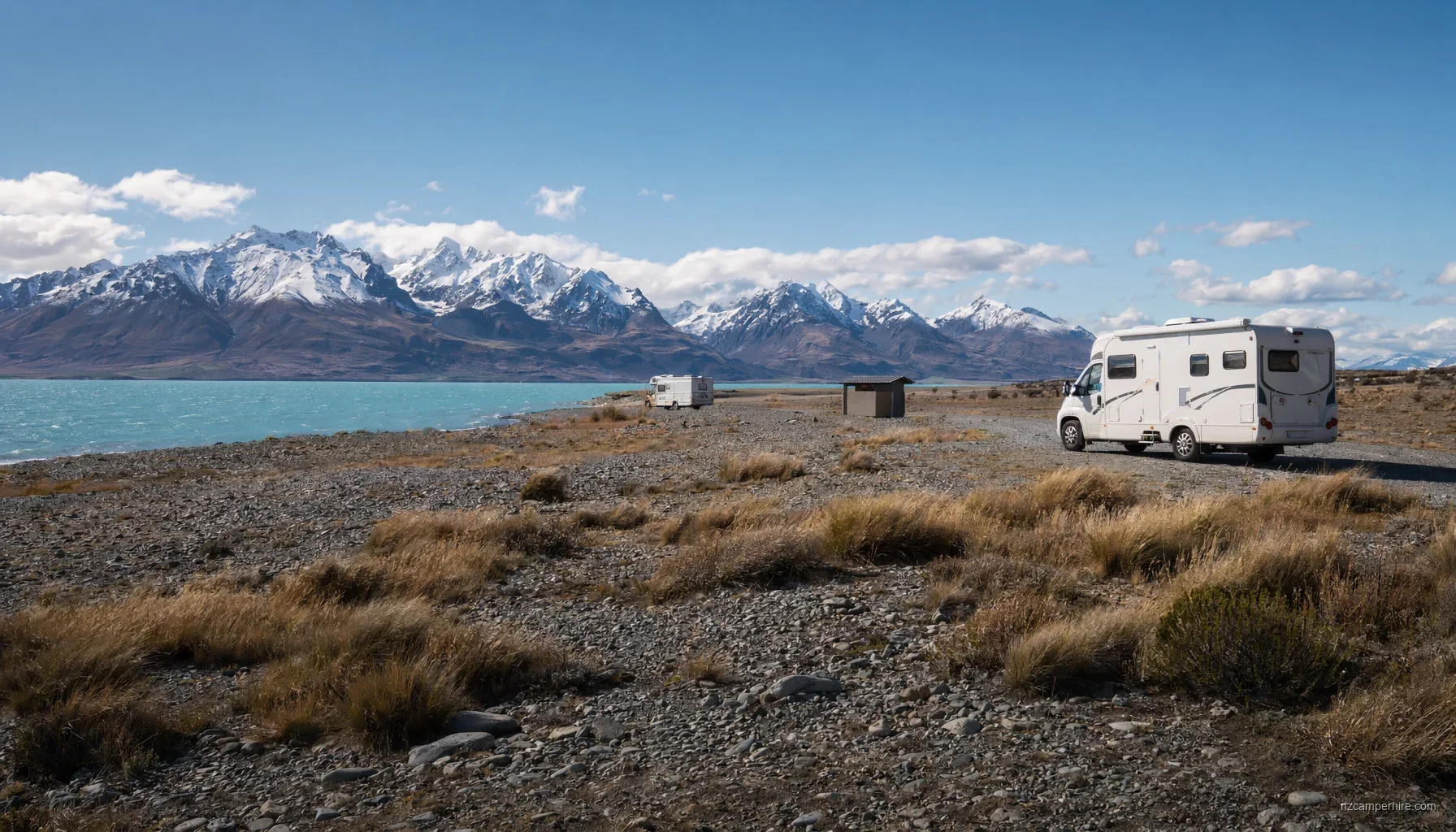 Lake Pukaki / Glentanner DOC campsite — motorhome guide — DOC campsite