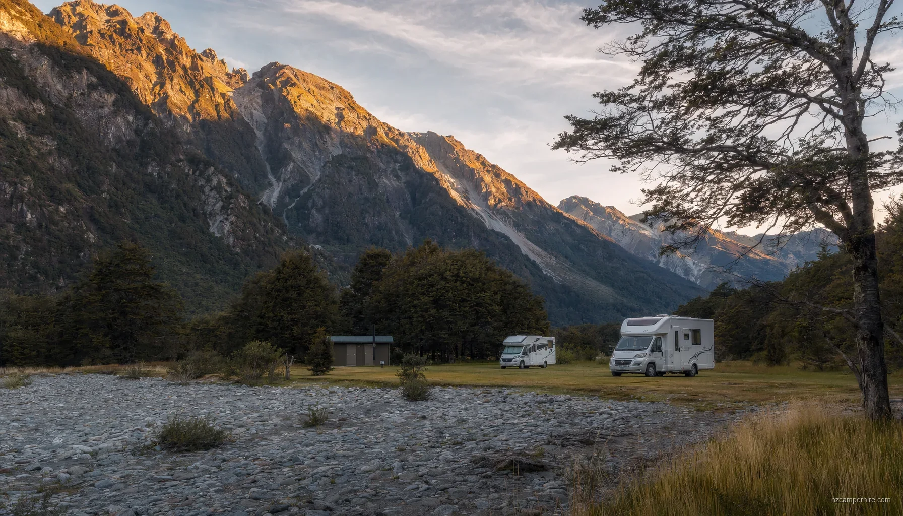 Makarora DOC campsite — motorhome guide — DOC campsite
