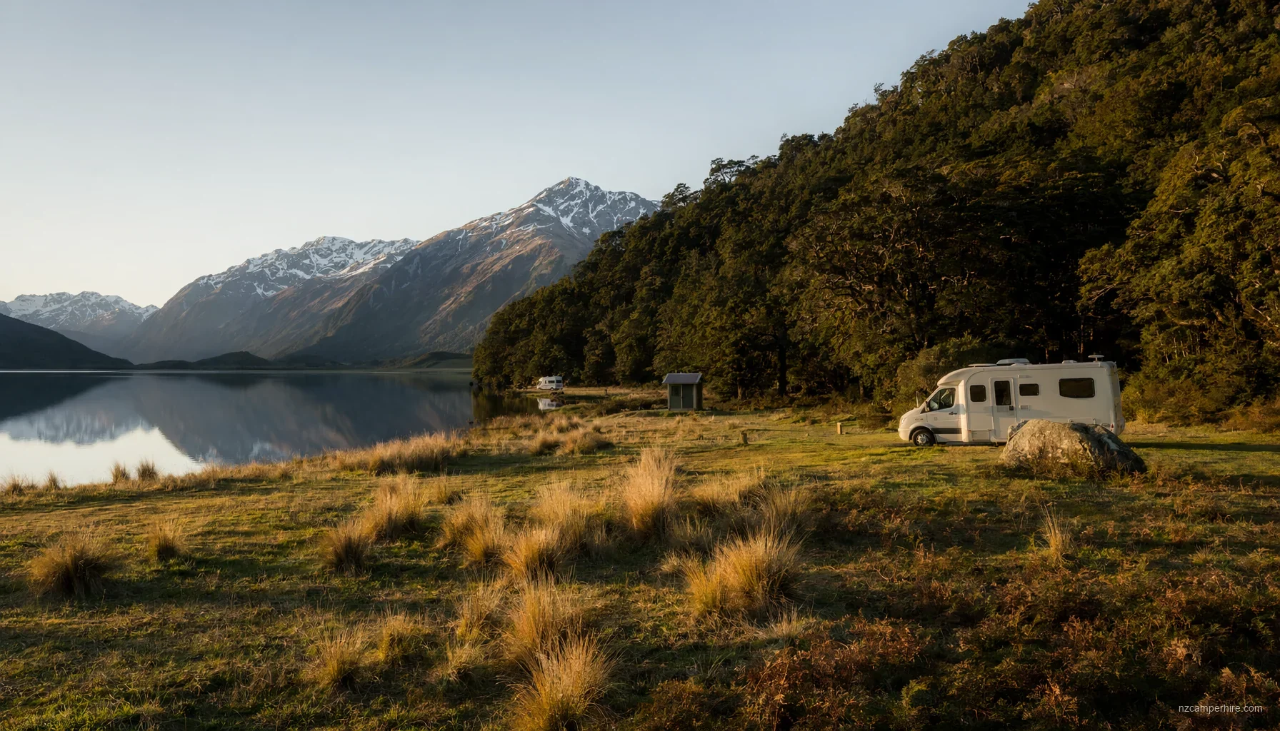 Mavora Lakes DOC campsite — motorhome guide — DOC campsite