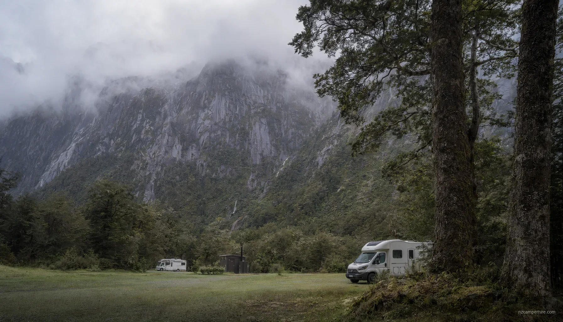 Milford Sound area DOC DOC campsite — motorhome guide — DOC campsite