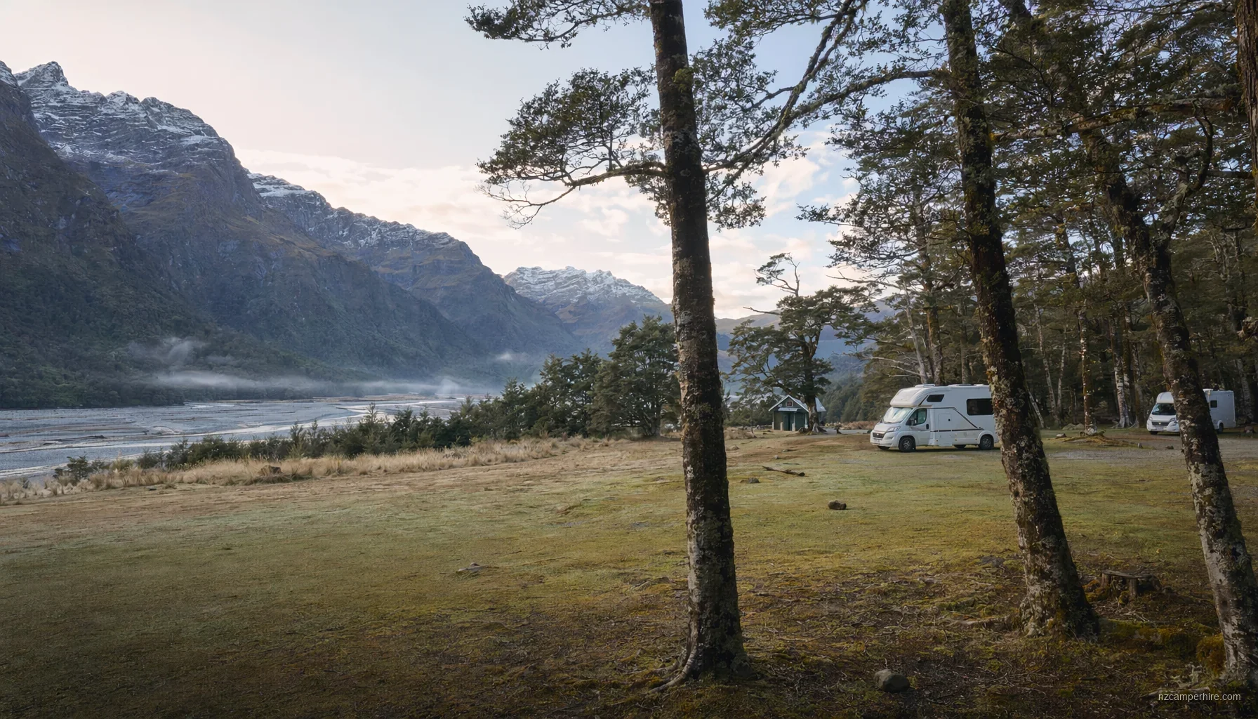 Paradise (Glenorchy) DOC campsite — motorhome guide — DOC campsite