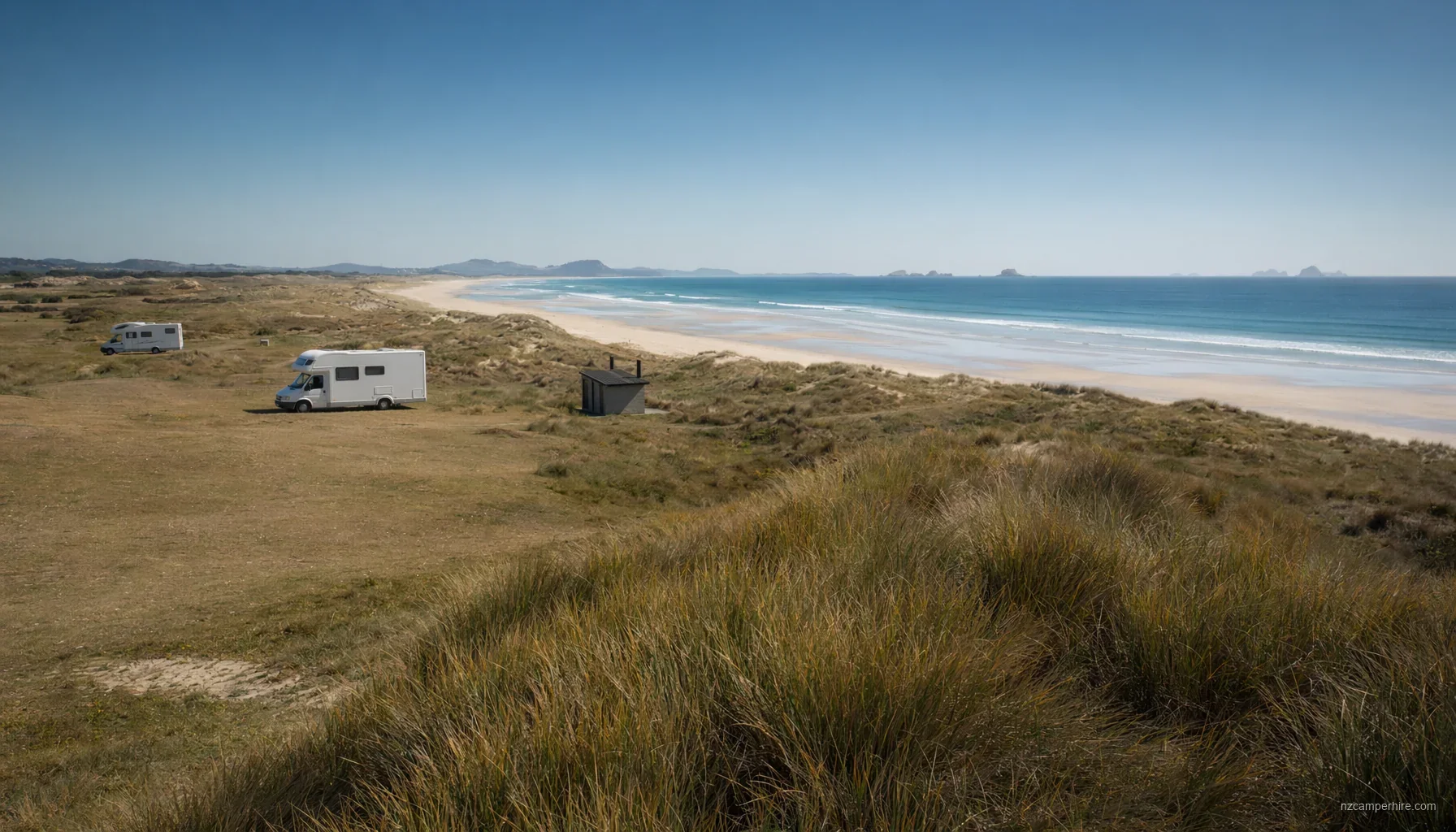 Uretiti Beach (Northland) DOC campsite — motorhome guide — DOC campsite