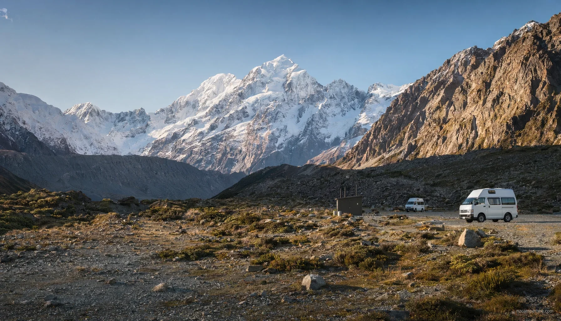 White Horse Hill (Aoraki) DOC campsite — motorhome guide — DOC campsite