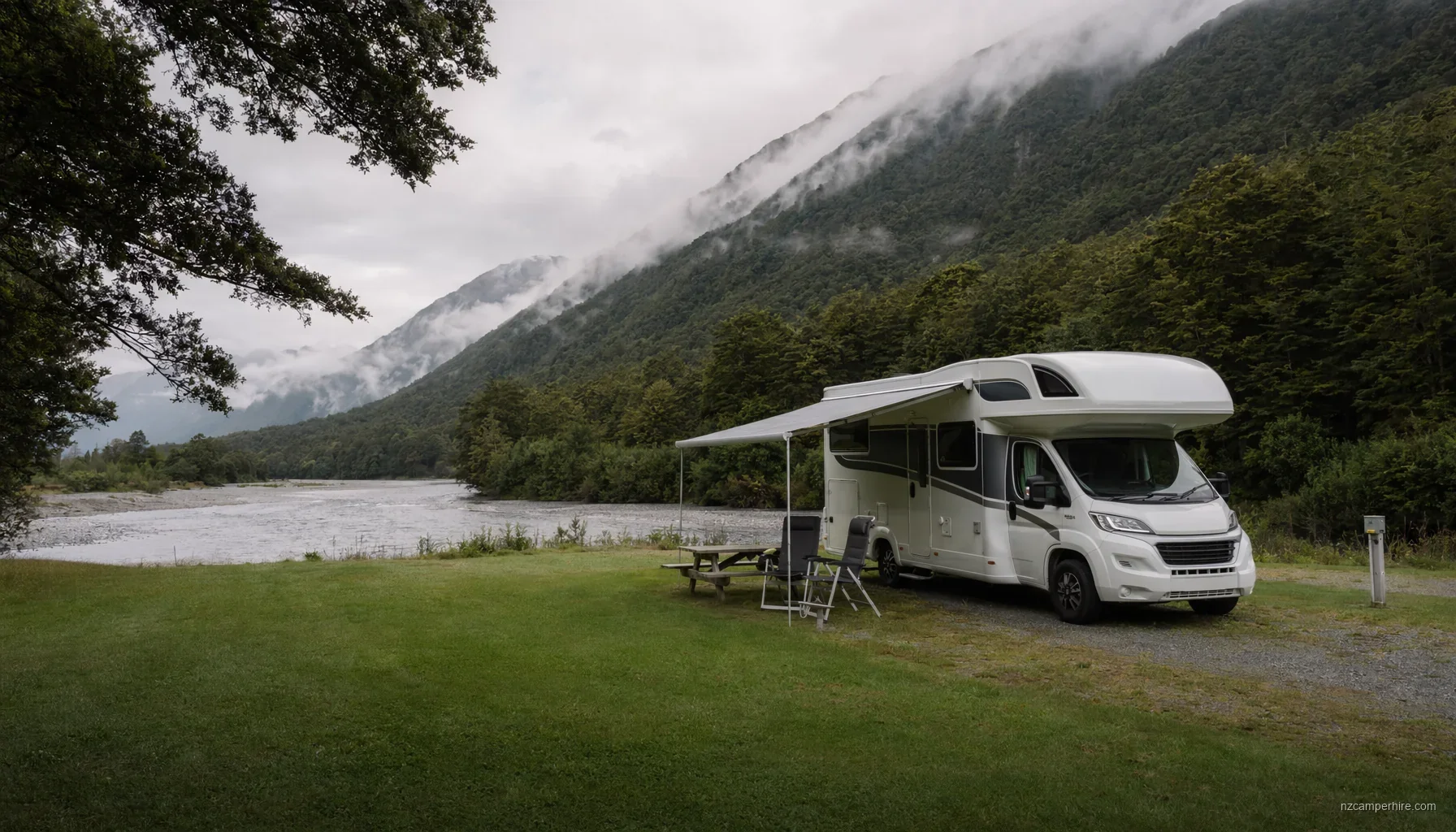 Haast Pass area holiday parks — motorhome stay guide — NZ holiday park