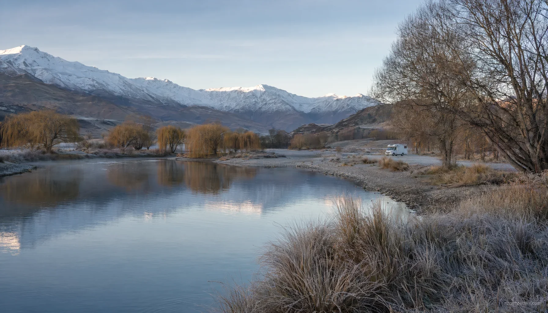 NZ motorhome travel in Wanaka during June