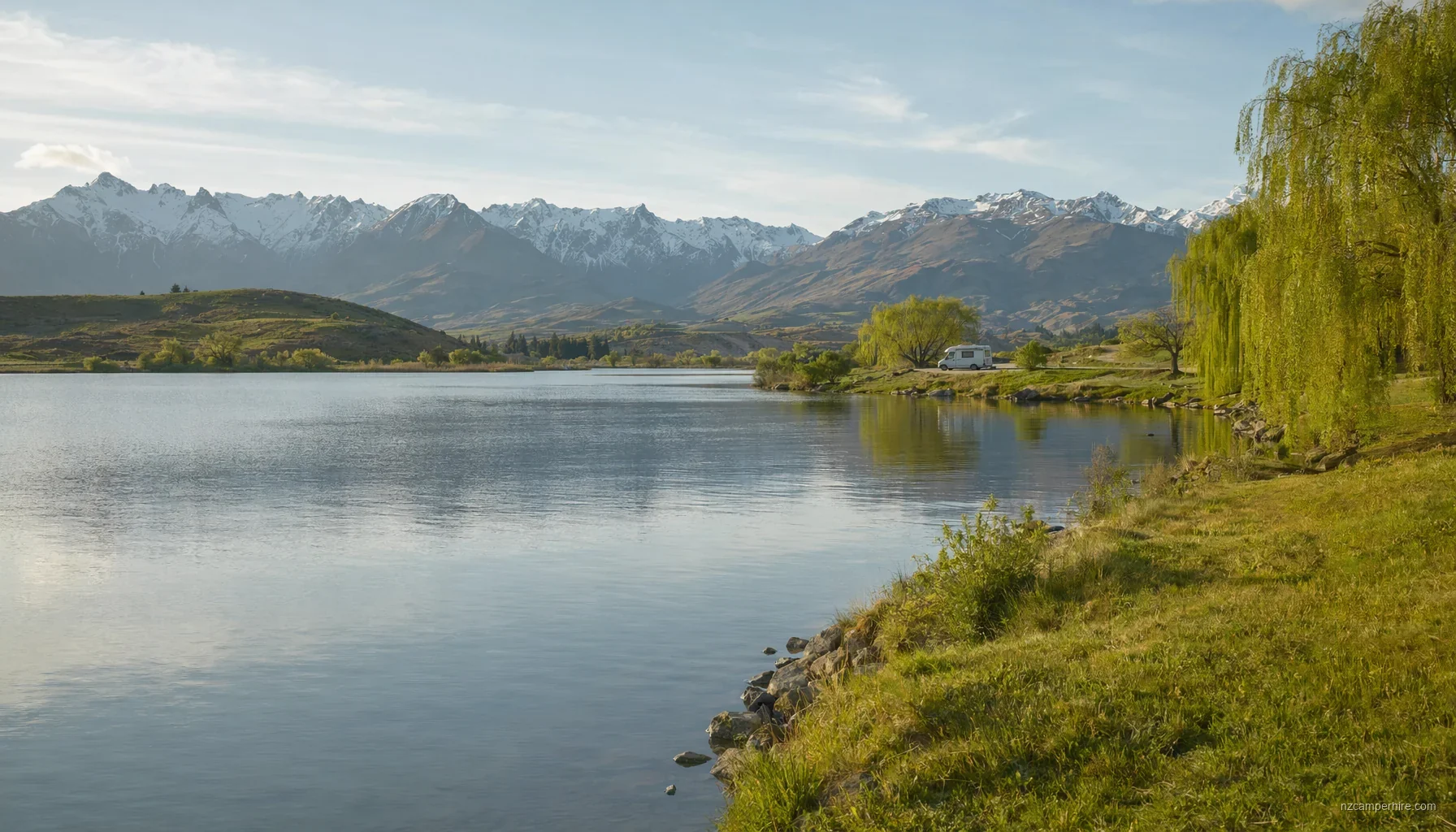 NZ motorhome travel in Wanaka during November