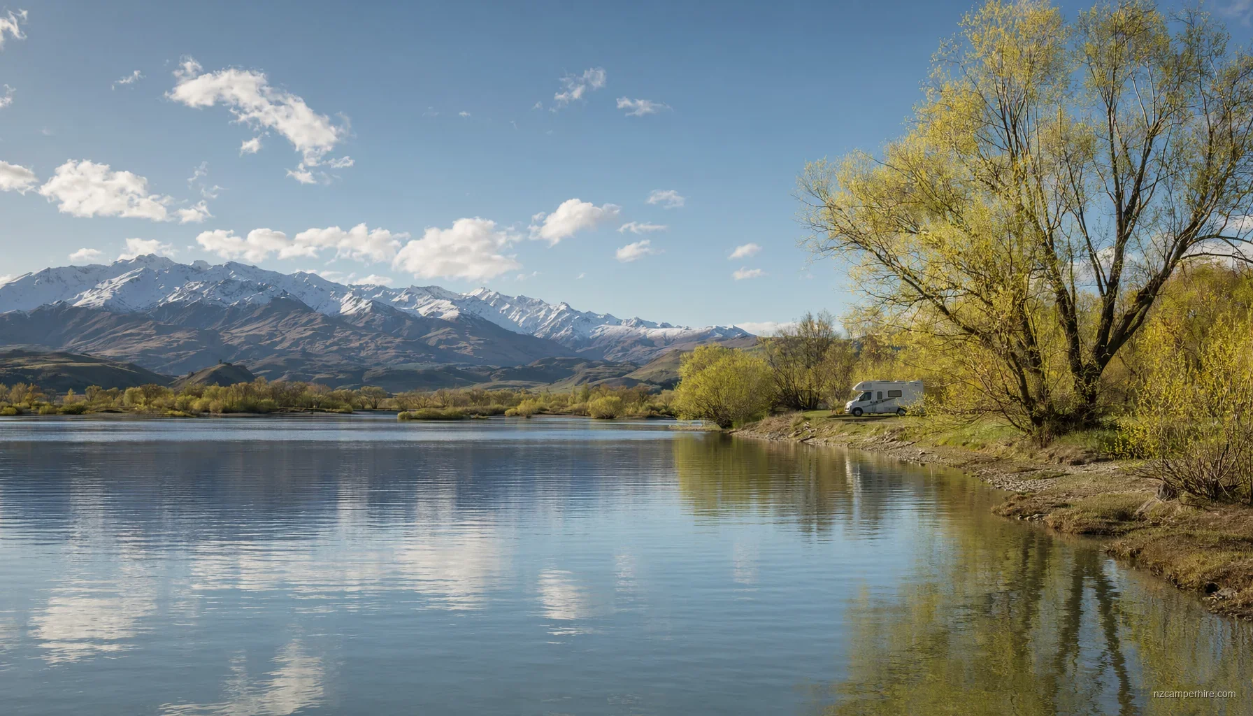 NZ motorhome travel in Wanaka during October