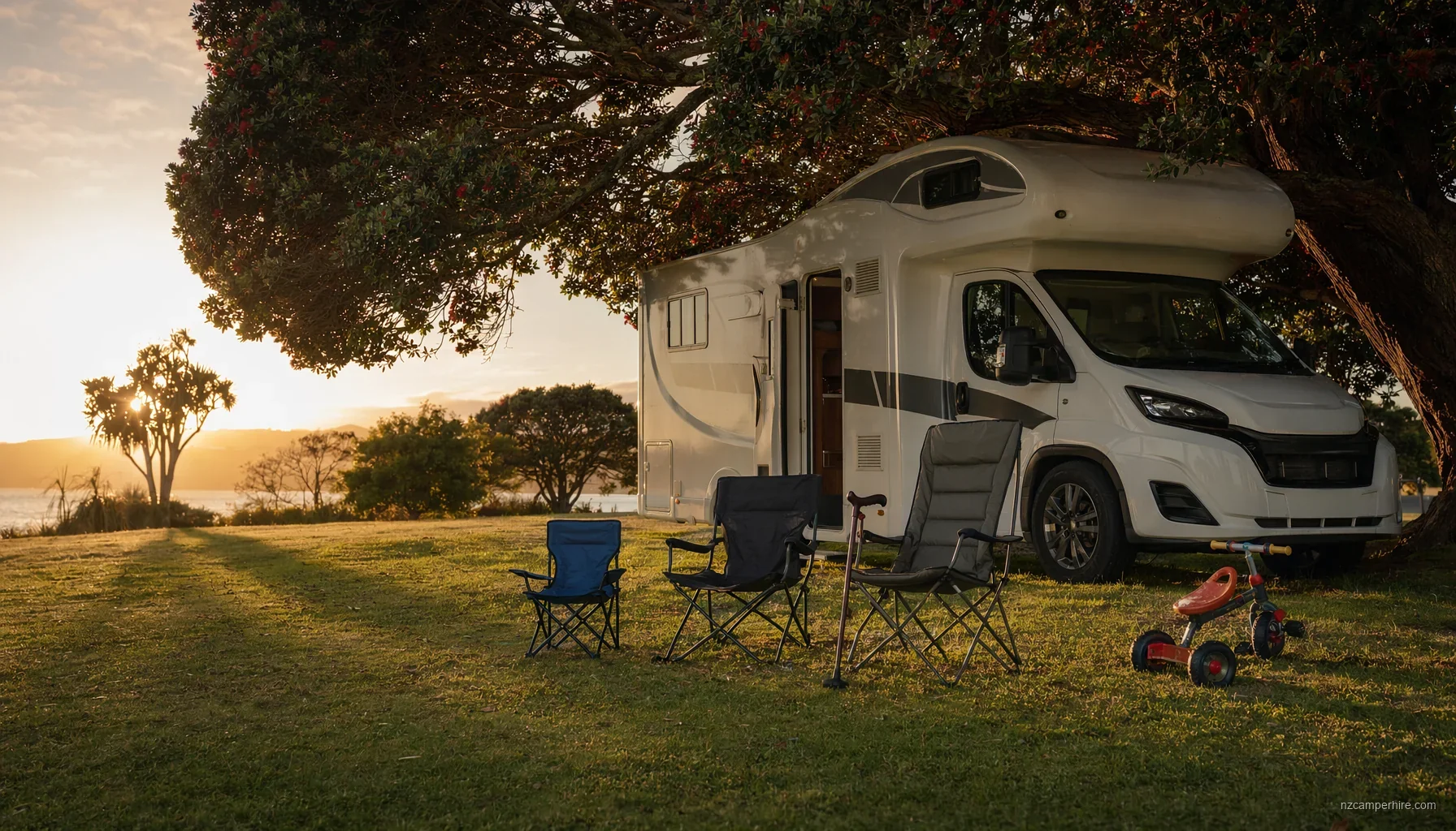 Grandparents + parents + kids in a 6-berth