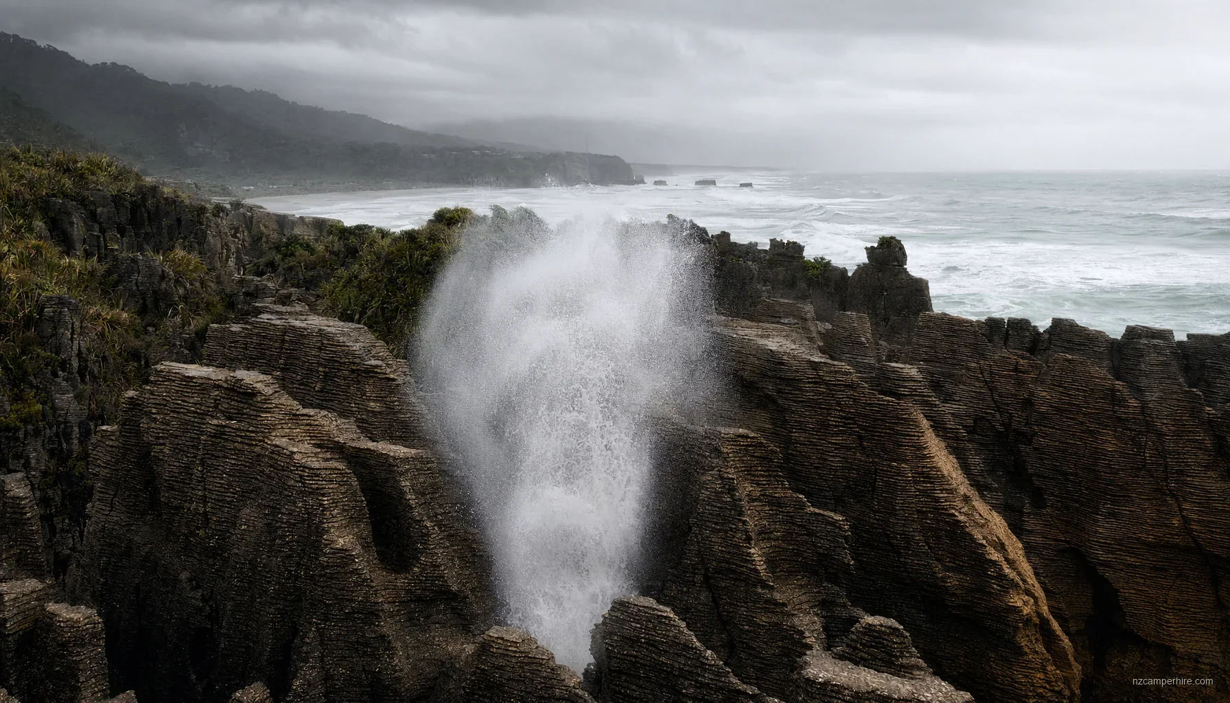 Punakaiki Pancake Rocks in West Coast