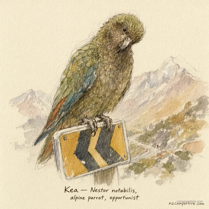 Sketched in Mount Cook / Aoraki