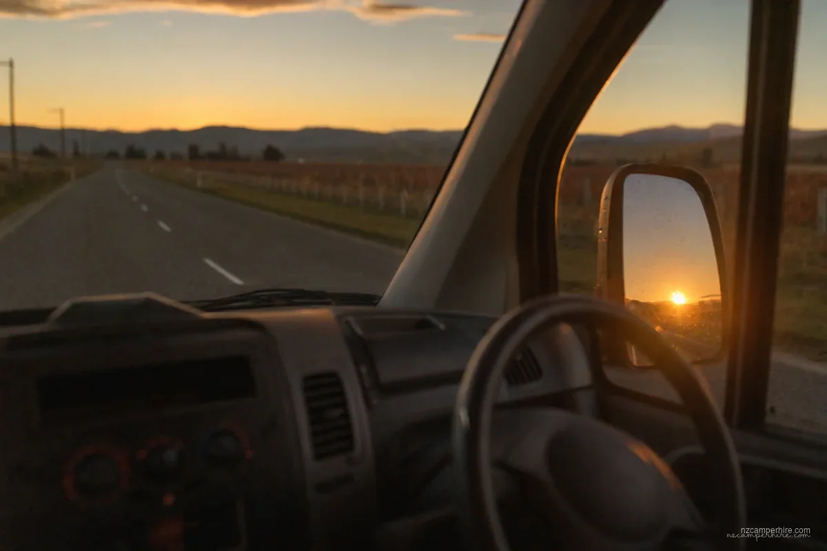 A quiet moment on the Wanaka to Mount Cook — motorhome drive guide route