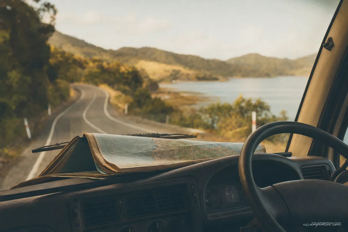 A quiet moment on the Invercargill to Queenstown — motorhome drive guide route