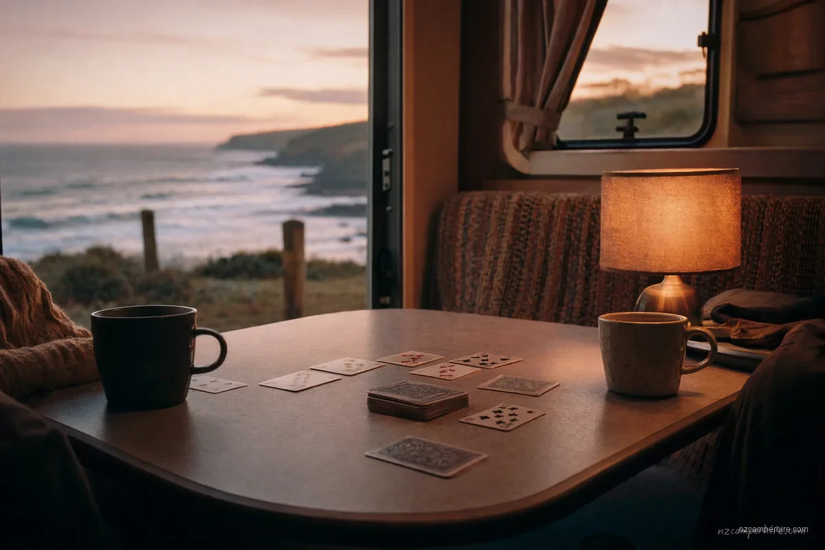 A quiet moment on the Christchurch to Queenstown drive — motorhome drive guide route