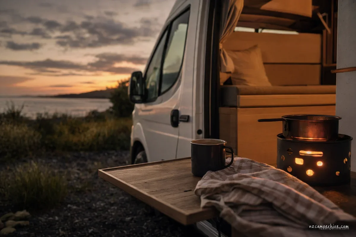 A quiet moment on the Wellington to Auckland drive — motorhome drive guide route