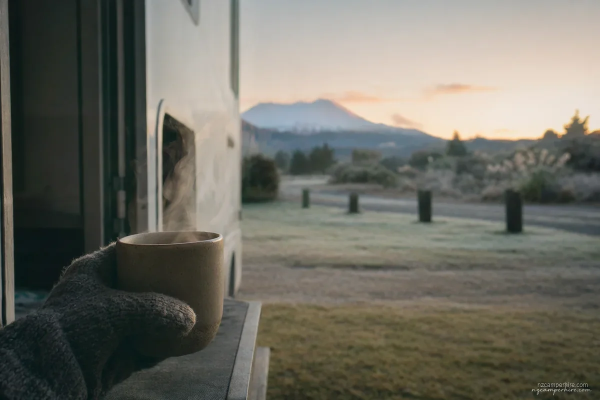 A quiet moment on the Auckland to Rotorua — motorhome drive guide route